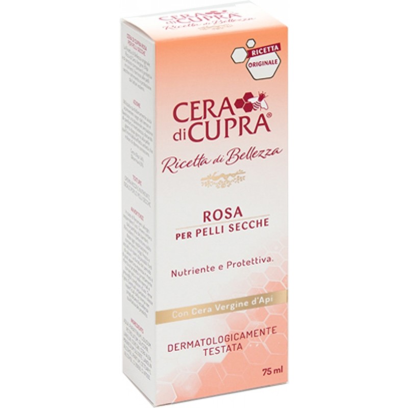 Cera di Cupra Rosa Pelle Secca Crema Nutriente Protettiva Tubo 75 ml