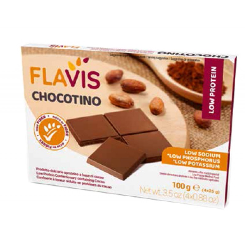 Flavis Chocotino Tavoletta Aproteica Gusto Cacao 100 g