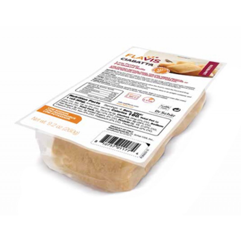 Mevalia Flavis Ciabattine Panini Bianchi Aproteici 260 g