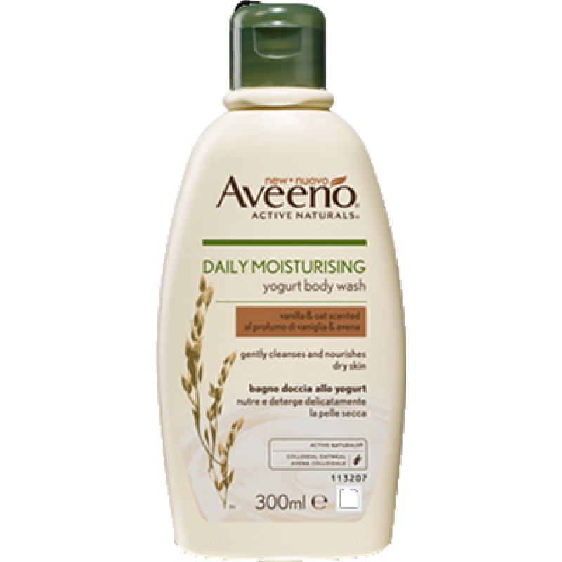 Aveeno Bagnodoccia allo Yogurt Profumo Vaniglia e Avena