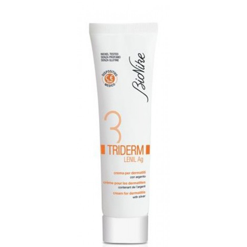 Bionike Triderm Lenil Ag Crema per Dermatiti Con Argento 30 mL