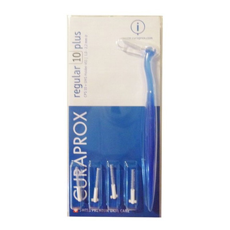 Curaprox Plus CPS Regular 1,0 Bianco 5 Scovolini + Manico