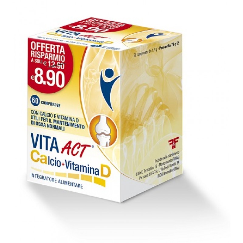 VITA ACT CALCIO+VIT D 60CPR