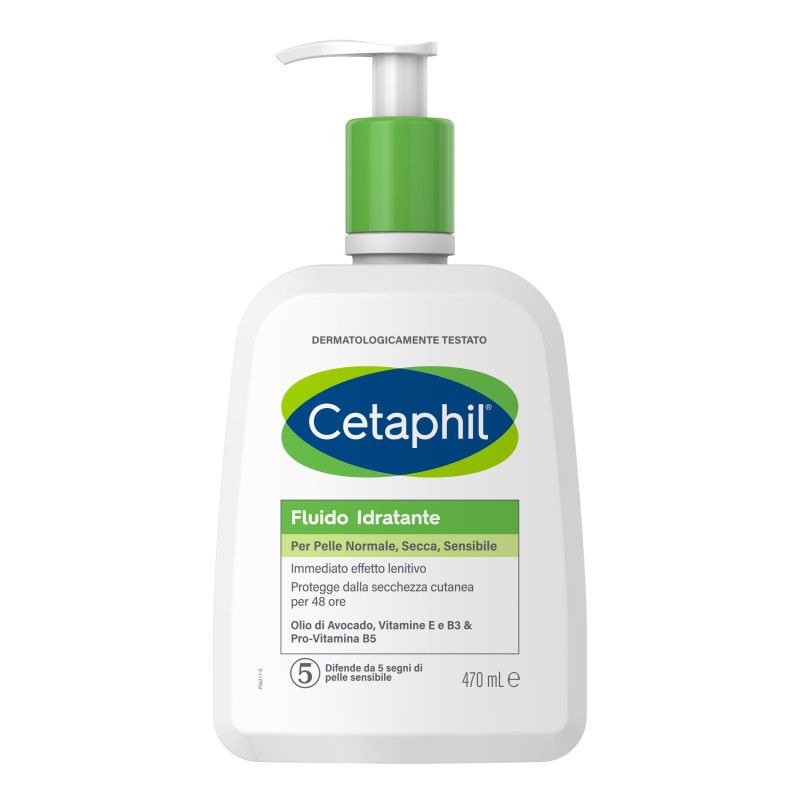 Cetaphil Fluido Idratante Corpo per Pelle Secca 470 mL