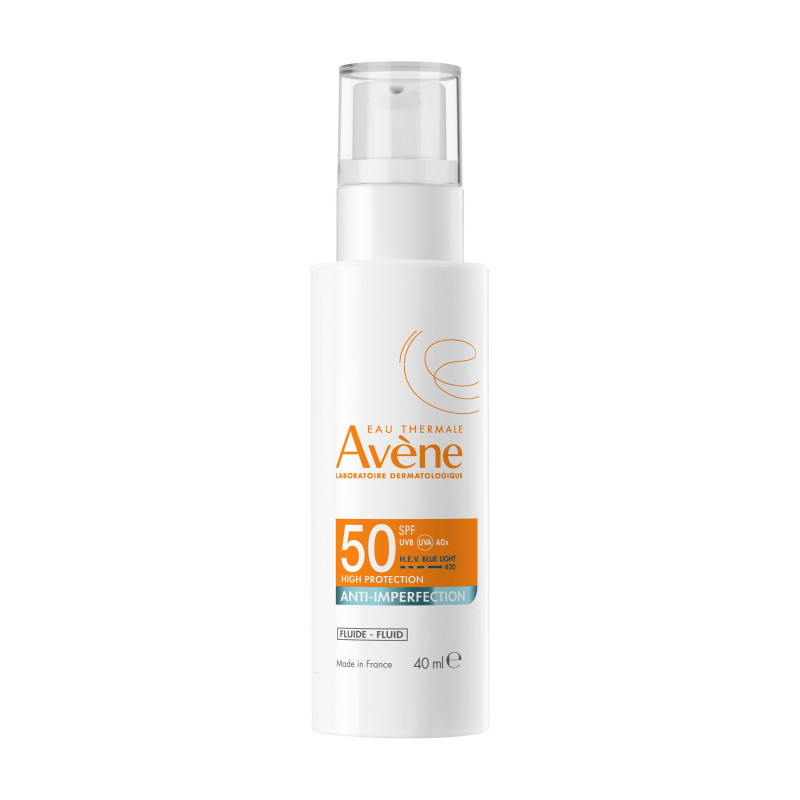 Eau Thermale Avène FLUIDO ANTI-IMPERFEZIONI Protezione alta SPF 50 40 ml