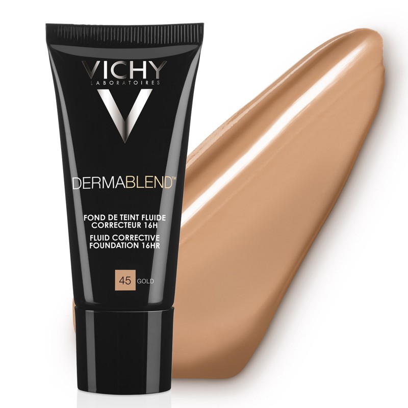 Vichy Dermablend Fondotinta Correttore Fluido 16h tonalità 45 30 ml