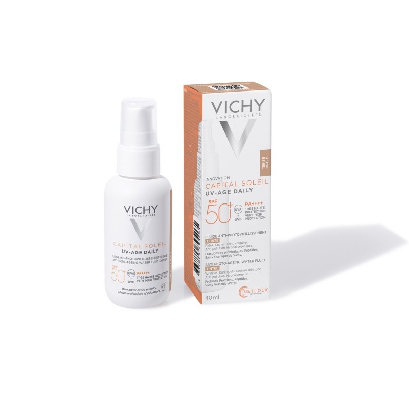 Vichy Capital Soleil UV-Age Daily SPF50+ Fluido Anti Fotoinvecchiamento Colorato 40 ml