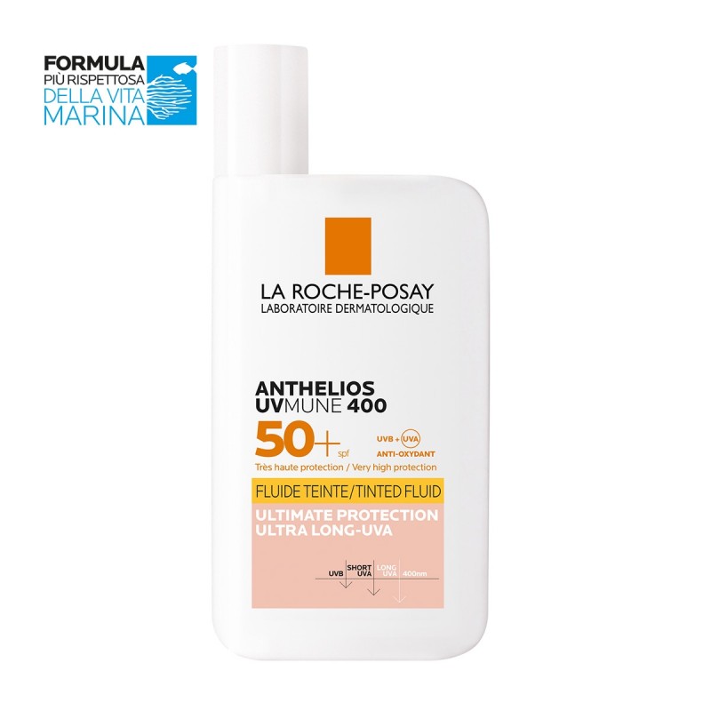 La Roche Posay Anthelios Uvmune 400 Fluido invisibile colorato Spf50+ 50ml