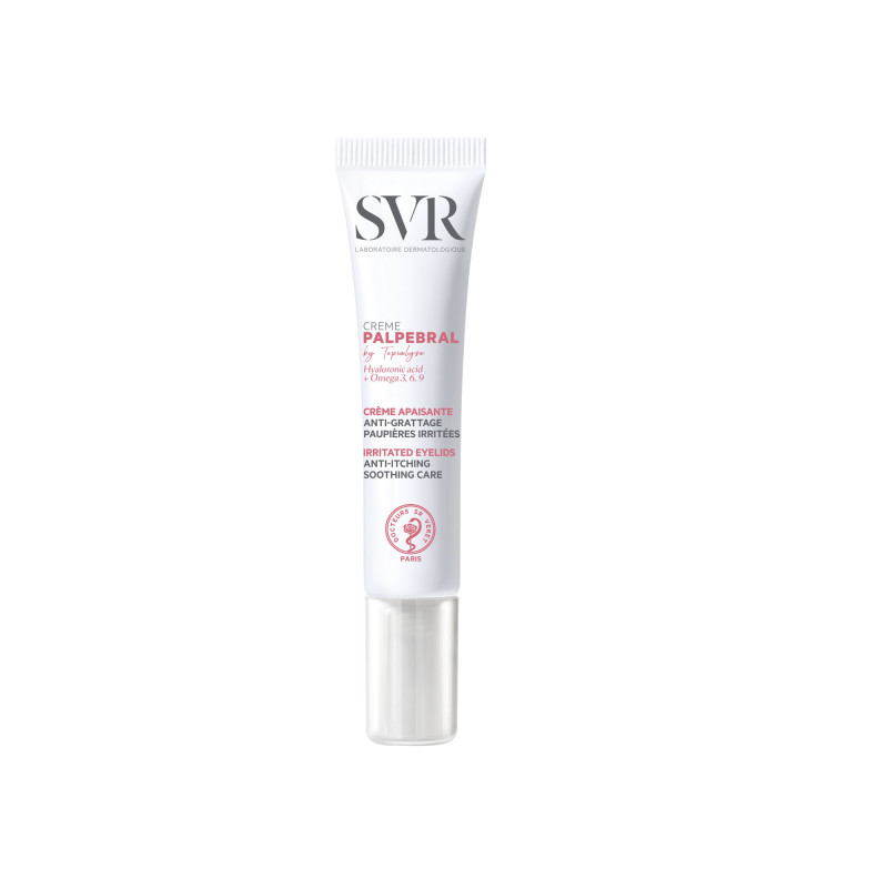 SVR Topialyse Palpébral Crema Lenitiva Anti-prurito Palpebre Irritate 15 mL