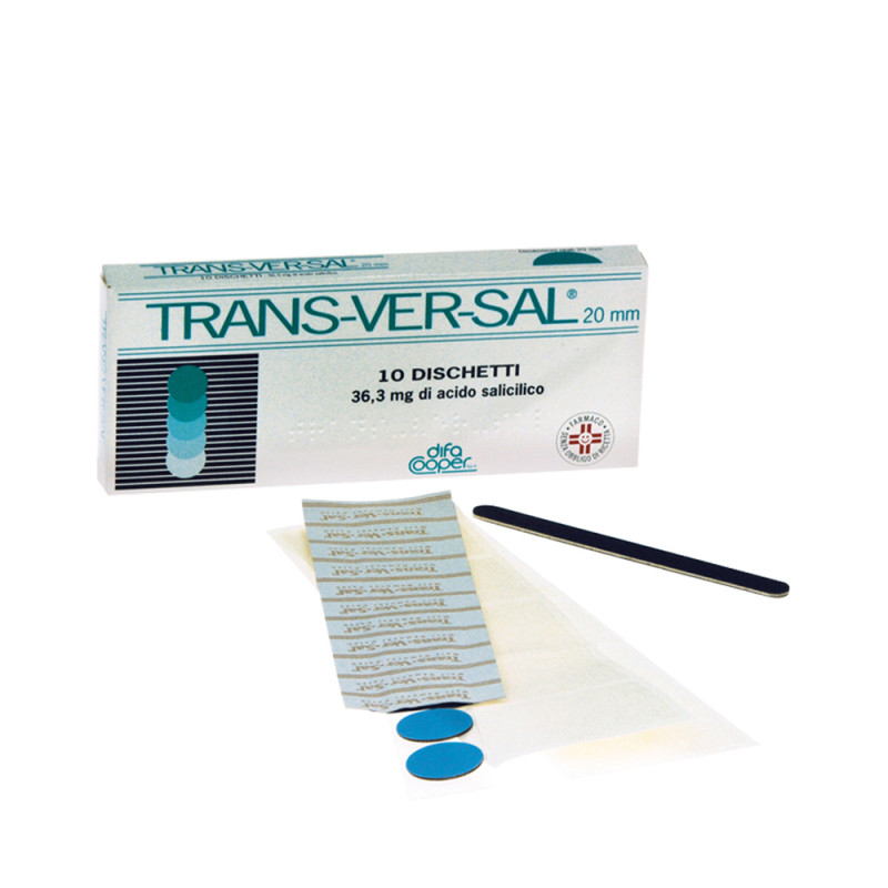 Transversal 36,3 mg/20 mm Acido Salicilico 10 Cerotti Transdermici