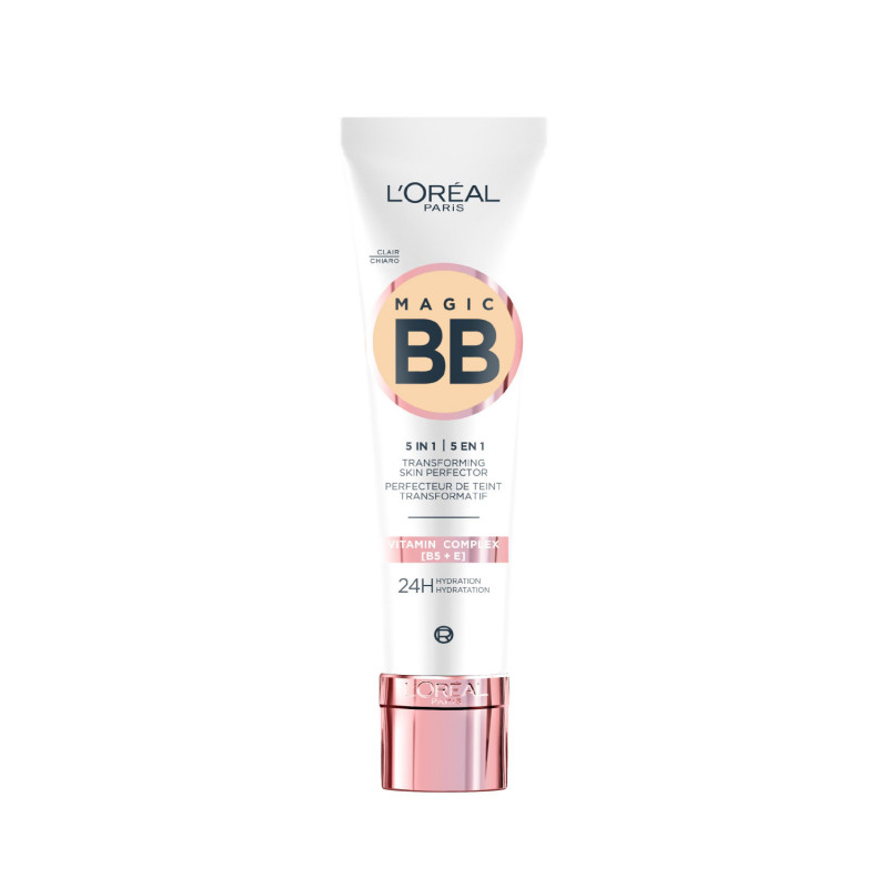 L'Oréal Paris MakeUp BB Cream C'est Magique, Crema Colorata Idratante e Uniformante, 02 Light, 30 ml