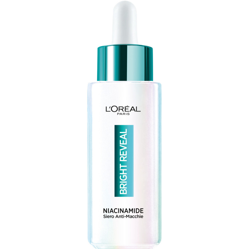 L'Oréal Paris Bright Reveal Siero Anti-Macchie 10% [Niacinamide + Acido Ammino-Solfonico], 30 ml