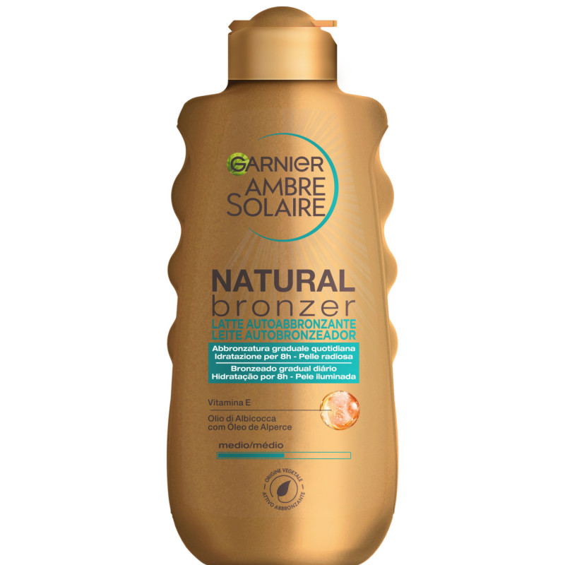 GARNIER AMBRE SOLAIR NATURAL BRONZER LATTE AUTOABBRONZANTE 200 ML