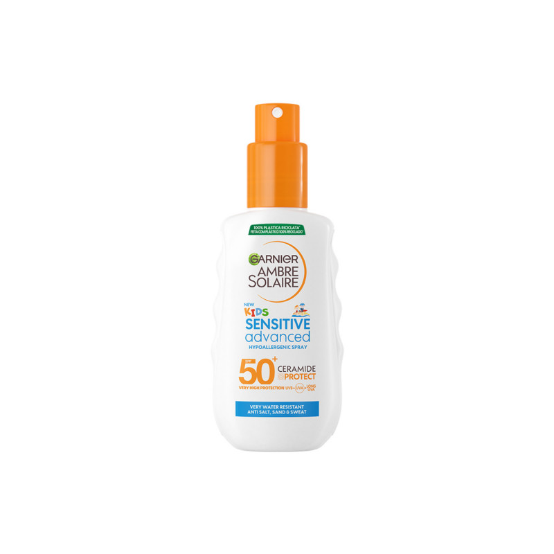 GARNIER AMBRE SOLAIR ADVANCED SENSITIVE KIDS SPRAY SPF 50+ 150 ML