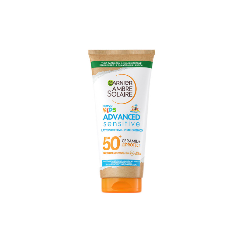 GARNIER AMBRE SOLAIR ADVANCED SENSITIVE KIDS LATTE SPF 50+ 200 ML
