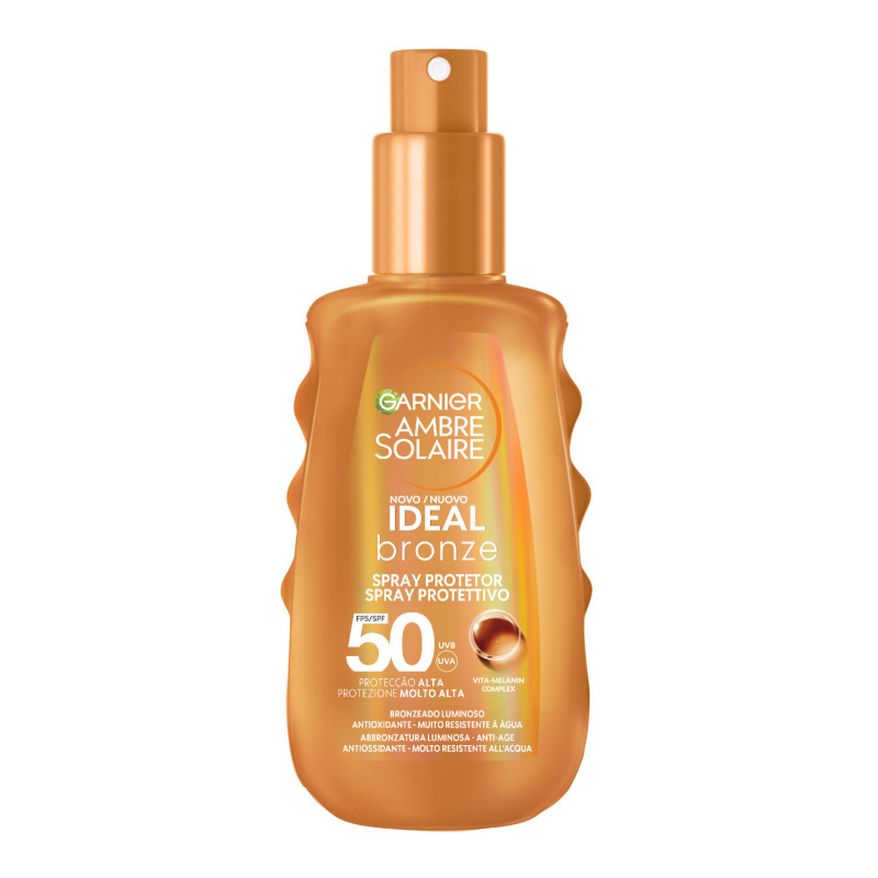 GARNIER AMBRE SOLAIR IDEAL BRONZE LATTE SRAY SPF 50+ 150 ML