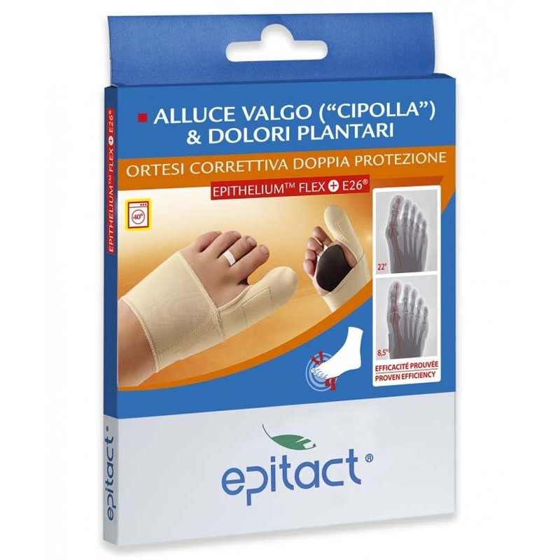 Epitact Ortesi Correttiva Doppia Protezione Per Alluce Valgo Sinistro Taglia M