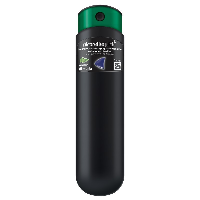 Nicorettequick Spray per Alleviare Astinenza da Nicotina Menta
