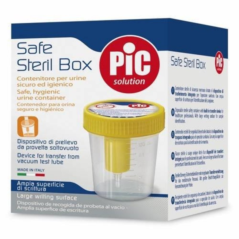 Pic Safe Steril Box Contenitore per Urine 100 ml