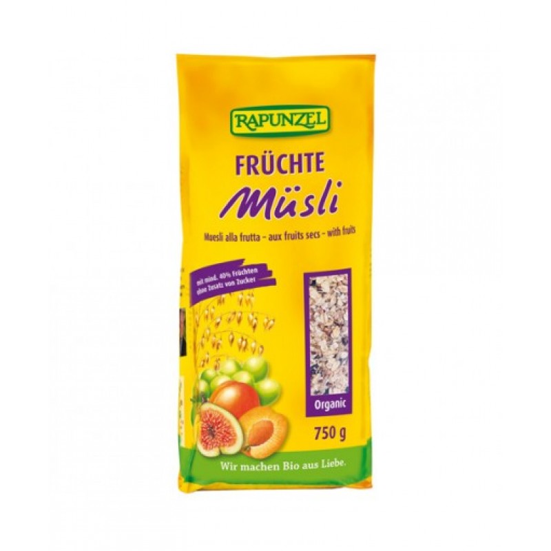 Rapunzel Fruit Muesly Biologico 750g