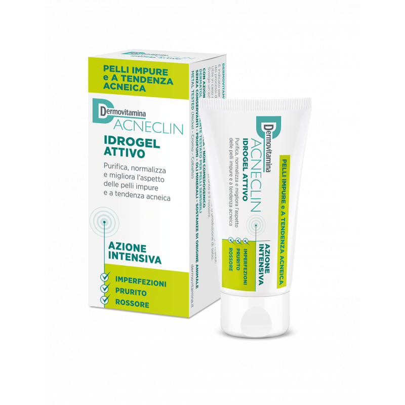 Dermovitamina Acneclin Idrogel Attivo Trattamento Acne 40 ml