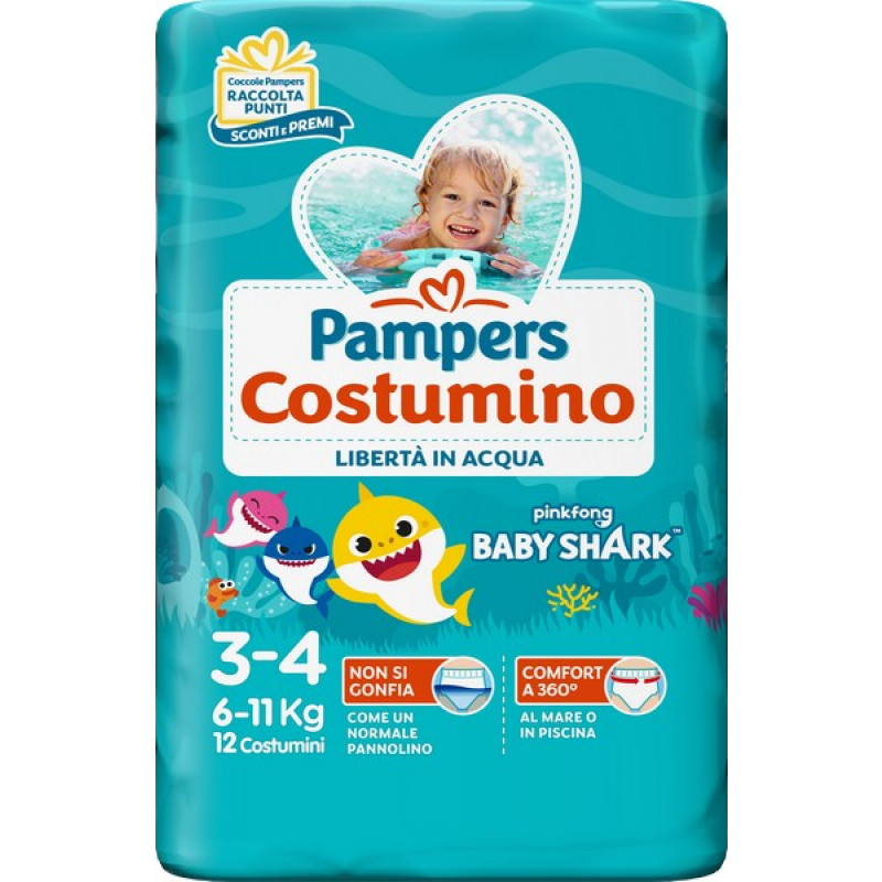 Pampers Il Costumino taglia 3 Midi (6-11 kg) - 12 pannolini