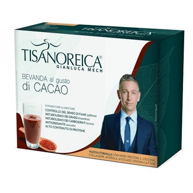 Tisanoreica Bevanda al gusto di cacao - 4 preparati da 31.5 g