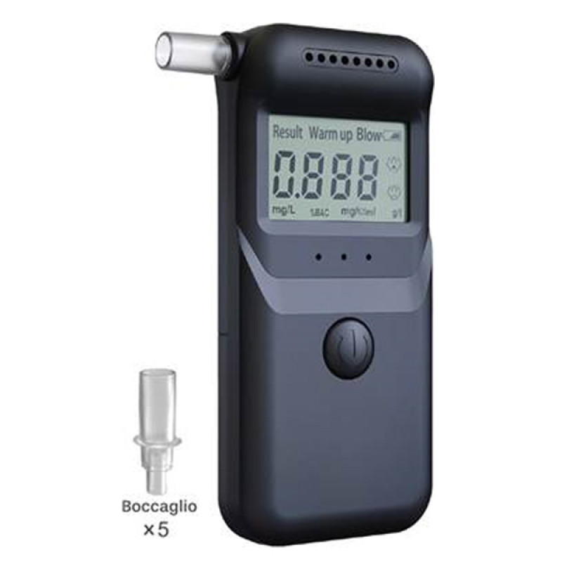 MULIN ALCOL TEST ETILOMETRO PORTATILE