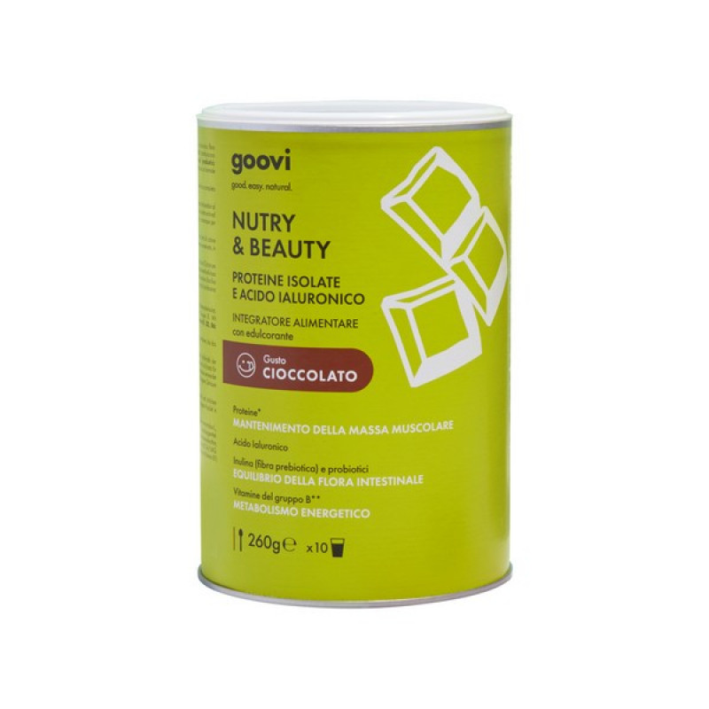 GOOVI NUTRY & BEAUTY Integratore Proteico Cioccolato 260g