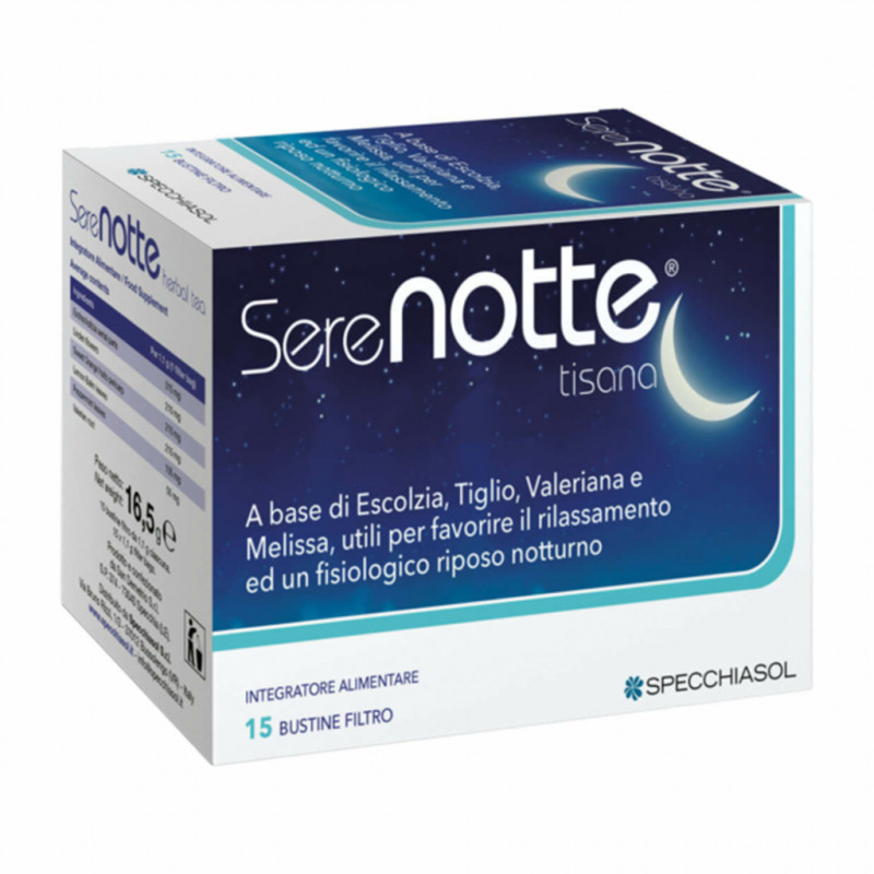 Specchiasol Serenotte Tisana Rilassante 15 Bustine