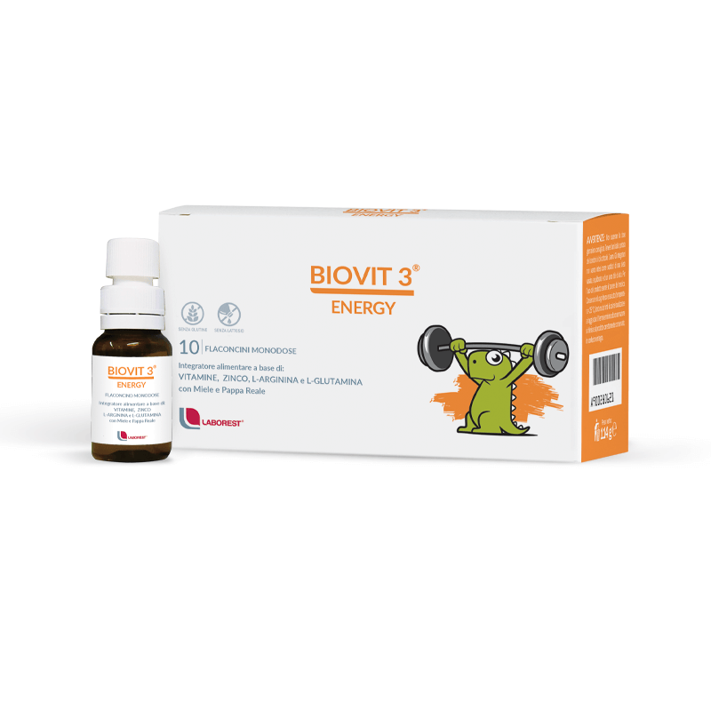 Biovit 3 Energy Integratore 10 Flaconcini Bevibili da 10 ml