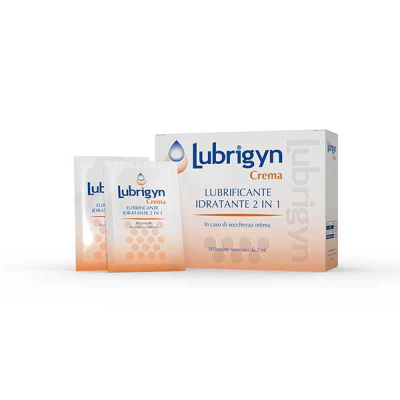 Lubrigyn Crema Vaginale Lubrificante 20 Bustine da 2 ml