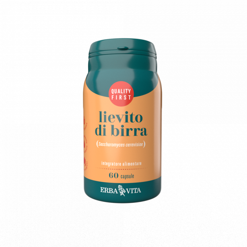Erba Vita Lievito Di Birra Integratore Pelle Capelli Unghie 60 Capsule