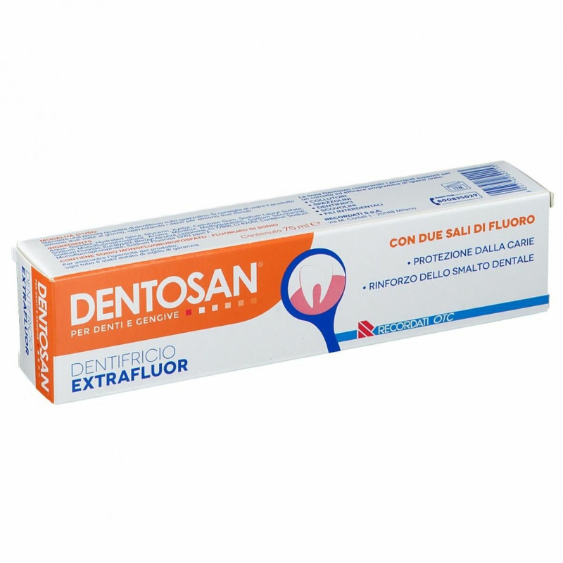 Dentosan Extrafluor Dentifricio Con Due Sali di Fluoro 75 ml