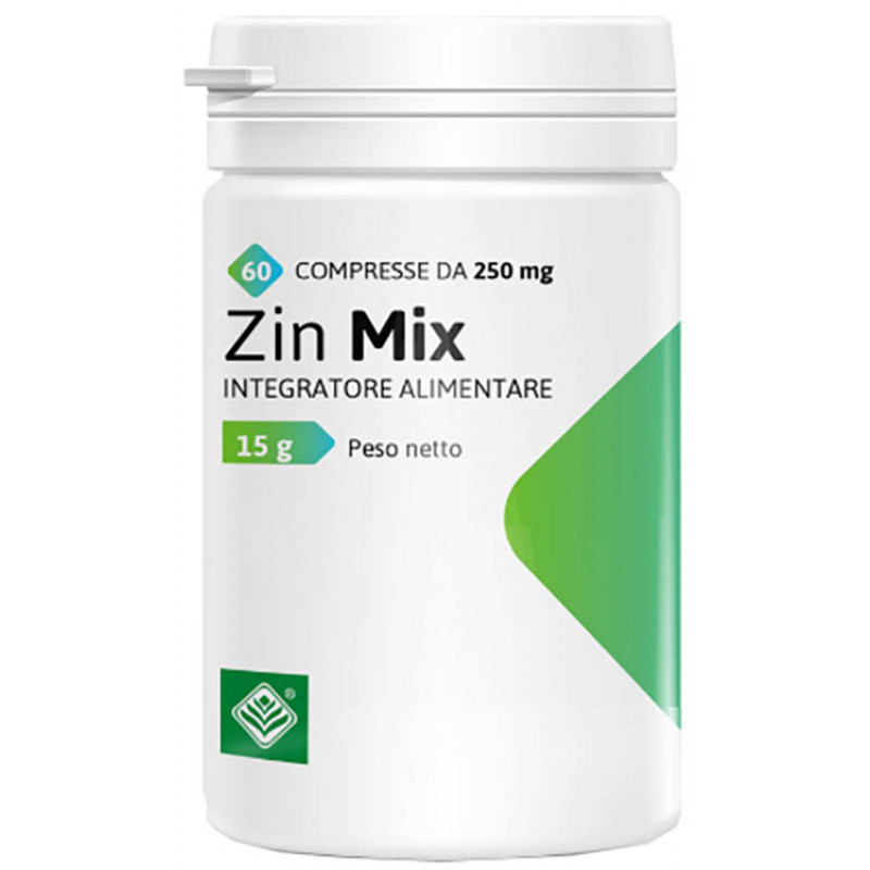 Gheos Zin Mix Integratore di Zinco e Vitamina C 60 Compresse