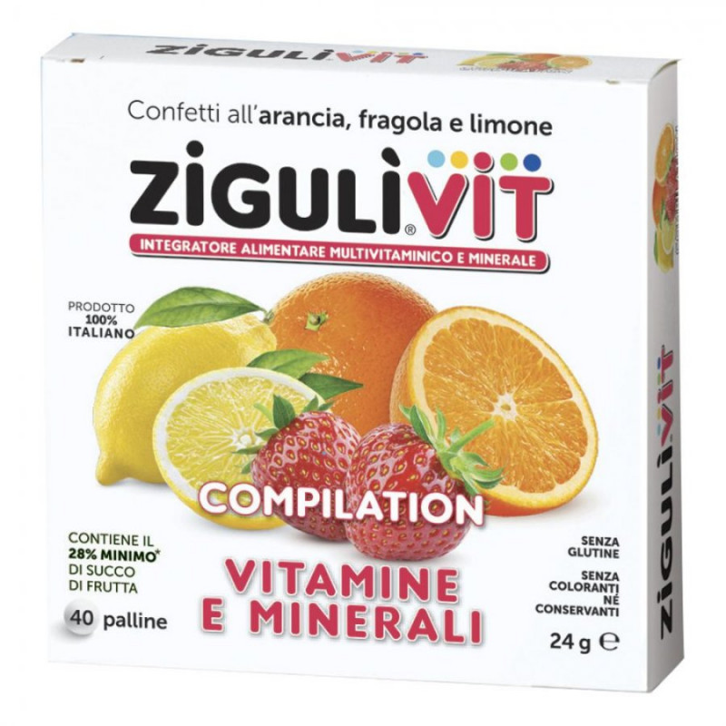 ZiguliVit Compilation Integratore Multivitaminico e Minerale 40 Confanetto