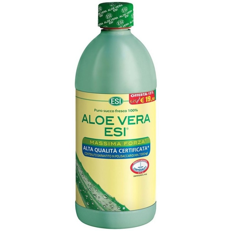 Esi Aloe Vera Succo Massima Forza Integratore Depurativo 1 L