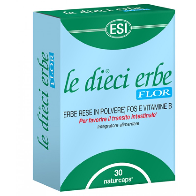 Esi Le Dieci Erbe Flor Integratore Digestivo 30 Capsule