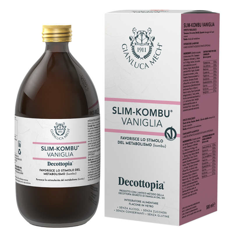 Tisanoreica Slim-Kombu Vaniglia Integratore Anti-cellulite 500 ml