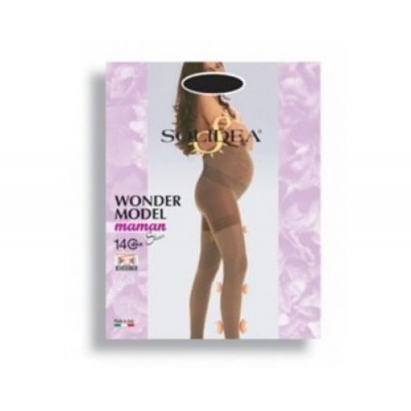 Solidea Wonder Model Maman Sheer 140 DEN Collant Compressivo Colore Nero Taglia L