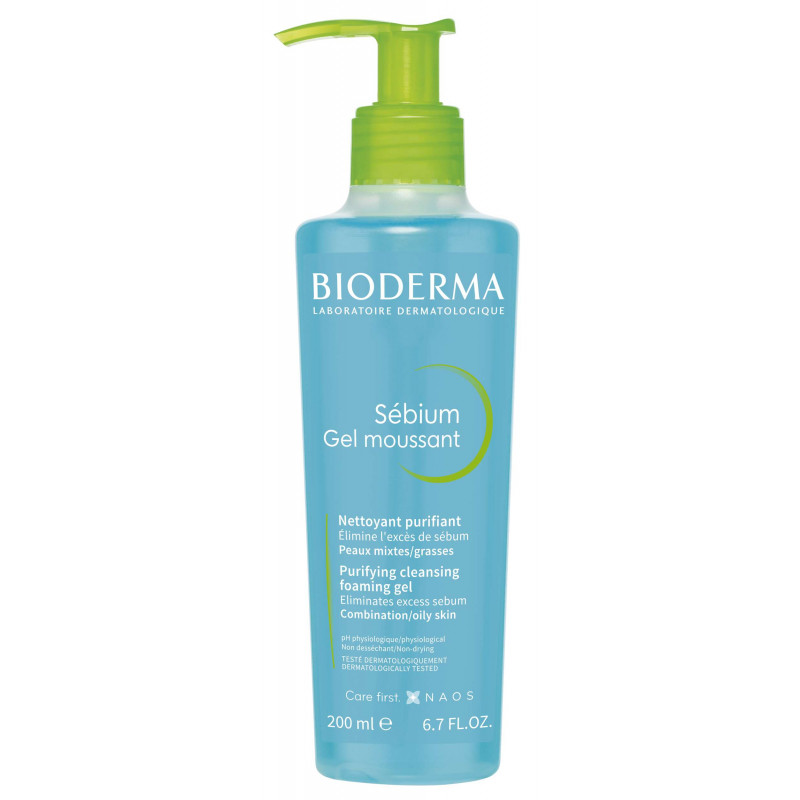 BIODERMA SEBIUM GEL MOUSSANT 200 ml