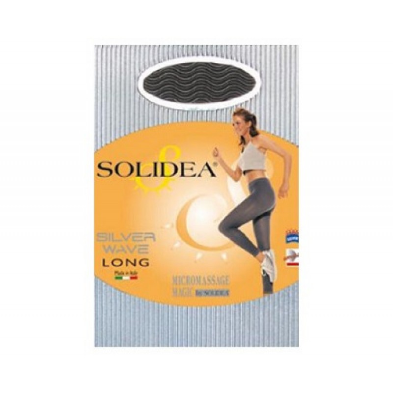 Solidea Silver Wave Long Fuseau Micromassaggiante Anticellulite Colore Nero Taglia M