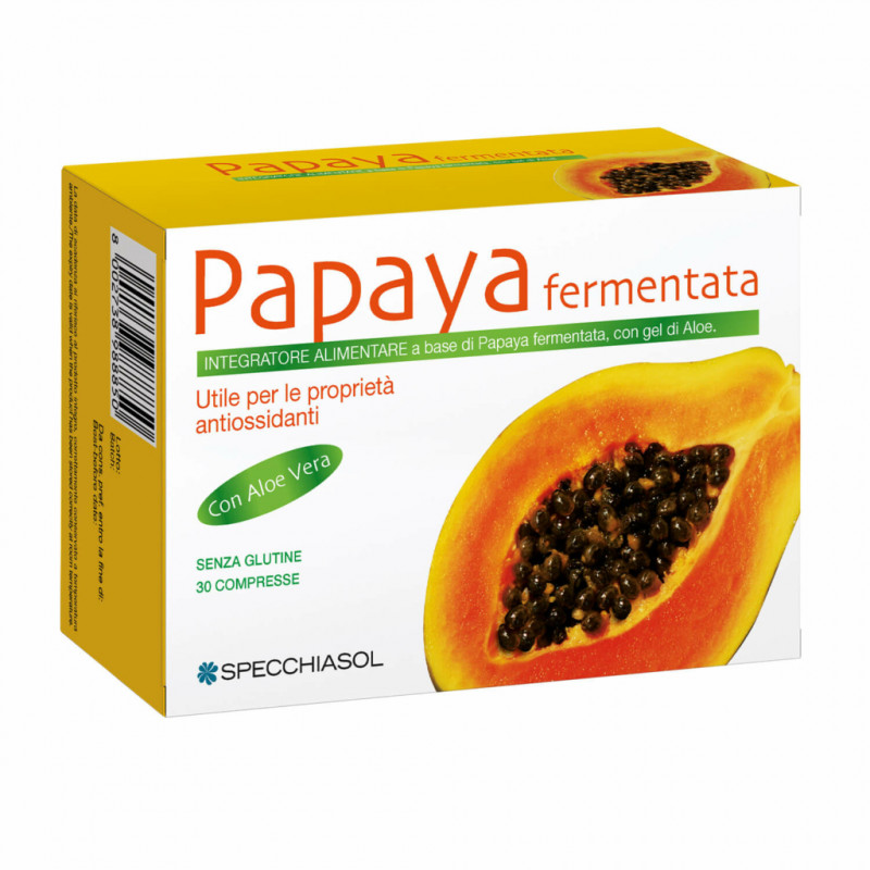 specchiasol srl specchiasol papaya fermentata integratore antiossidante 30 compresse