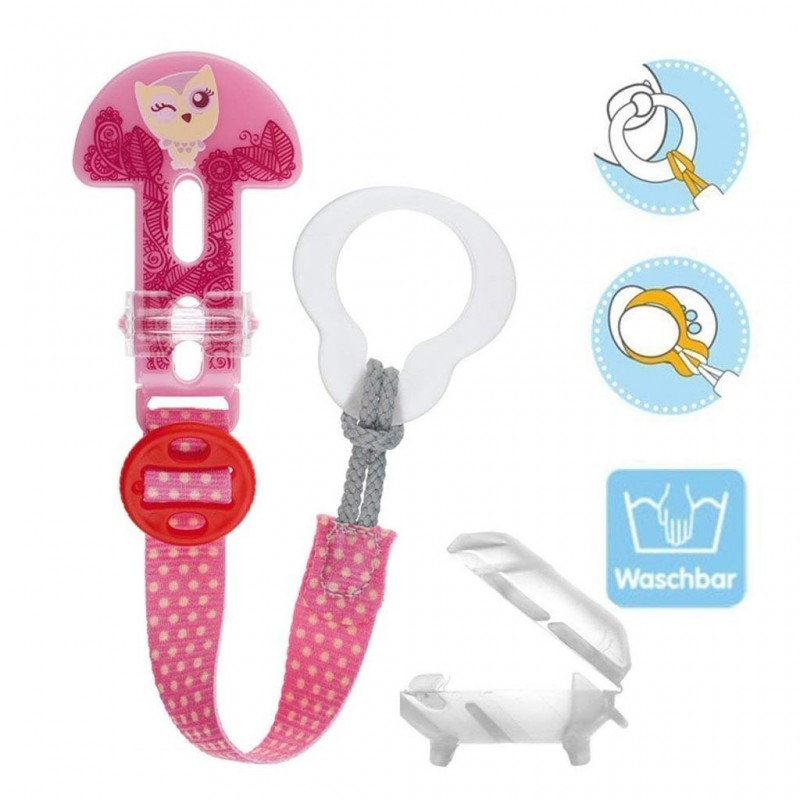 Mam Clip&Cover Copri Tettarella Custodia Rosa