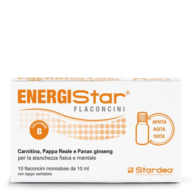 Energistar Integratore Polivitaminico Gruppo B 10 Flaconcini