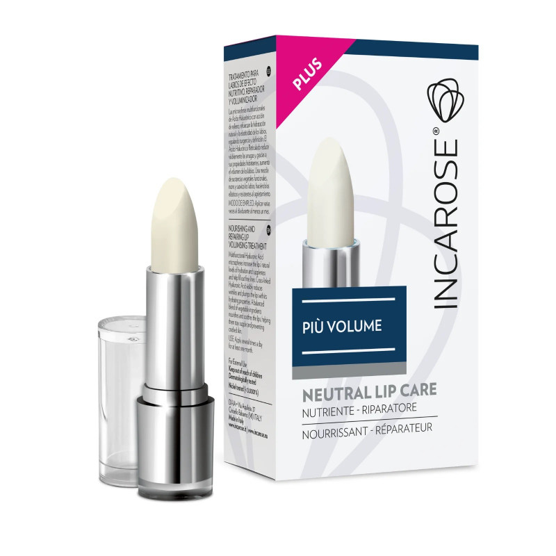 Incarose Più Volume Neutral Lip Care Stick Labbra Con Acido Ialuronico 4 ml