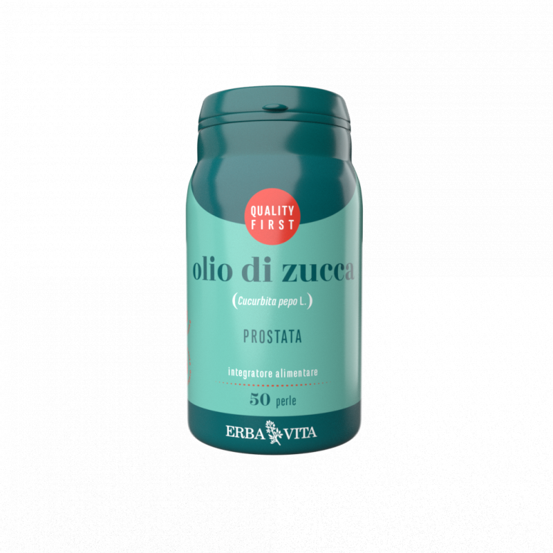 Erba Vita Olio di Semi di Zucca Integratore Prostata 50 Perle