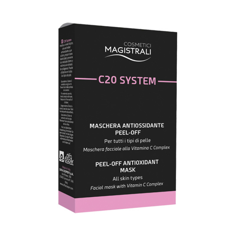 Cosmetici Magistrali C20 System 5 Maschere viso Antiossisanti PEEL-OFF