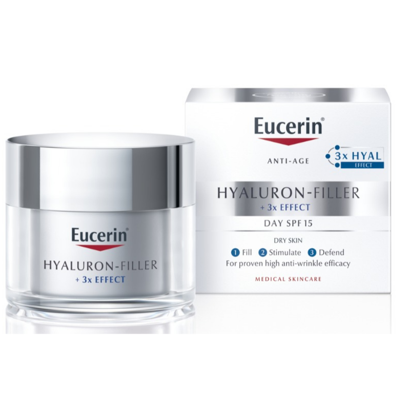 Eucerin Hyaluron-Filler Giorno - Crema antirughe per pelle secca - 50 ml
