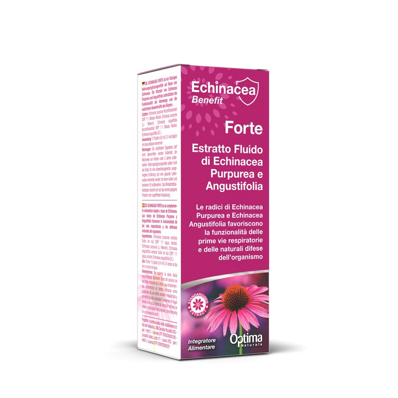 Optima Echinacea Estratto Fluido Forte Integratore Benessere Respiratorio 50 ml